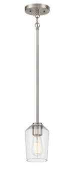 Shayna One Light Mini Pendant in Brushed Polished Nickel (46|56191-BNK)