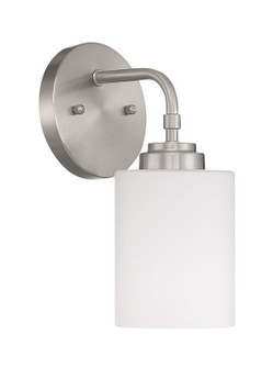 Stowe One Light Wall Sconce in Brushed Polished Nickel (46|56001-BNK)
