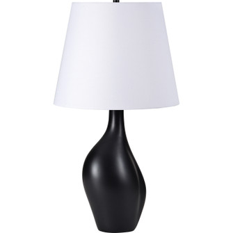 Canberra One Light Table Lamp in Painted Matte Black (443|LPT1190)