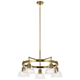 Eastmont Five Light Chandelier in Brushed Brass (12|52403BNB)