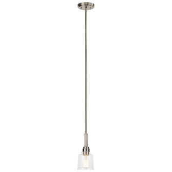Aivian One Light Mini Pendant in Nickel Textured (12|52399NI) Aivian One Light Mini Pendant in Nickel Textured (12|52399NI)