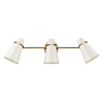 Reeva Three Light Bath Vanity in Modern Brass (62|2122-BA3 MBS-GE)