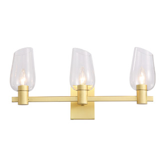 Calabria Three Light Wall Sconce in Louise Brass (508|KWS0103-3NB)