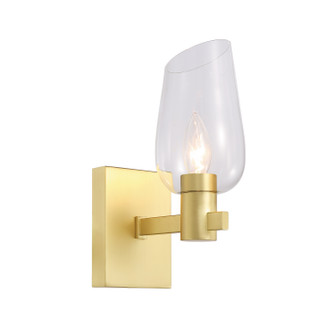 Calabria One Light Wall Sconce in Louise Brass (508|KWS0103-1NB)