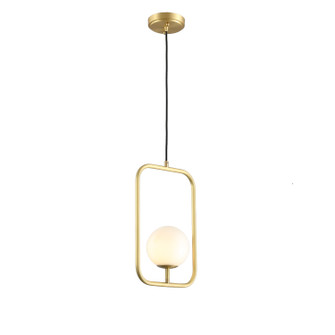 Loreto One Light Pendant in Bissen Brass (508|KPN1105-1)