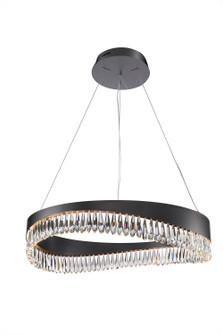 Venosa LED Chandelier in Matte Black (508|KCH1101R-33BK)