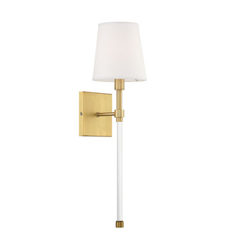 Elaine One Light Wall Sconce in Brass (90|190142)