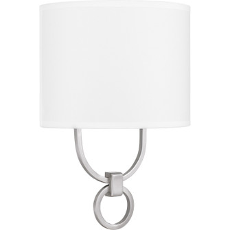 Quoizel Wood One Light Wall Sconce in Brushed Nickel (10|QW16129BN)