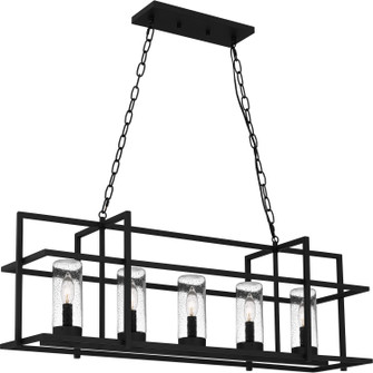 Damien Five Light Island Chandelier in Earth Black (10|DMN537EK)