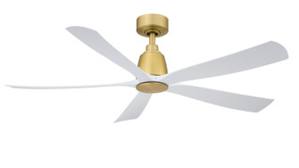 Kute5 52 52``Ceiling Fan in Brushed Satin Brass (26|FPD5534BS)