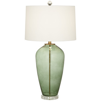 Pavo One Light Table Lamp in Green (24|397X0)