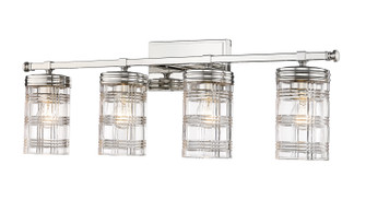 Archer Four Light Vanity in Polished Nickel (224|344-4V-PN)