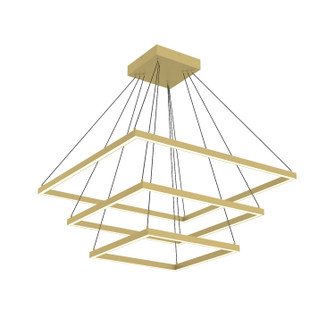 Piazza LED Chandelier in Brushed Gold (347|CH88332-BG)