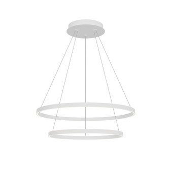Cerchio LED Chandelier in White (347|CH87832-WH)