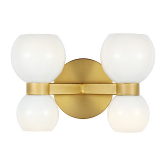 Londyn Four Light Wall Sconce in Burnished Brass (454|KSW1034BBSMG)