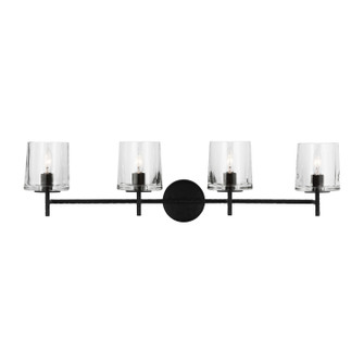 Marietta Four Light Vanity in Aged Iron (454|EV1004AI)