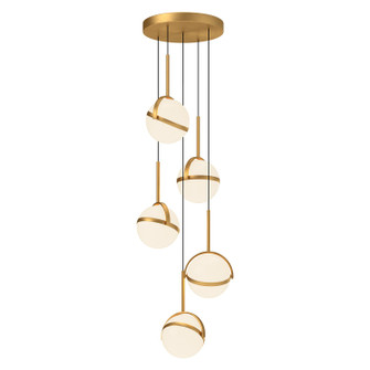 Globo LED Pendant in Brushed Gold (452|MP301005BG)