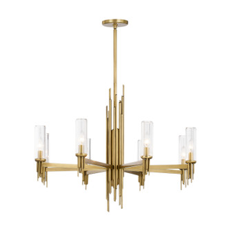 Torres Eight Light Chandelier in Vintage Brass (452|CH335836VBCR)