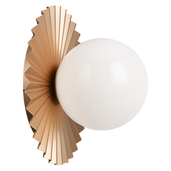 Modern Ruff One Light Wall Sconce/Ceiling Mount in Matte Gold (423|WX83111MGOP)