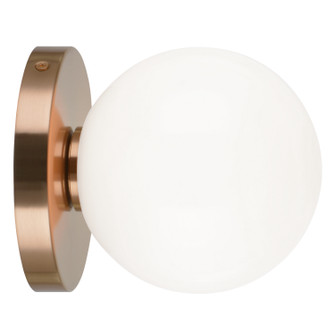 Cosmo One Light Wall Sconce/Ceiling Mount in Aged Gold Brass (423|WX06001AGOP)