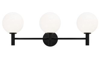 Cosmo Three Light Wall Sconce in Black (423|S06003BKOP)