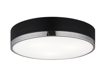 Trydor Three Light Ceiling Mount in Black & Chrome (423|M14303BKCH)