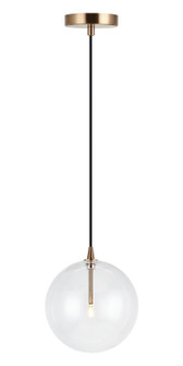 Bolha One Light Pendant in Aged Gold Brass (423|C81811AGCL)