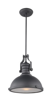 Cresswell Series One Light Pendant in Matte Black (423|C53802MB)