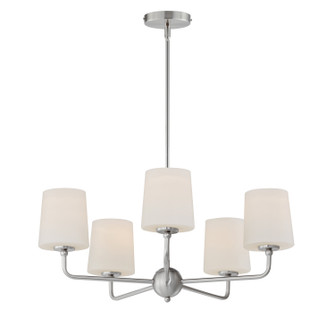 Bristol Five Light Chandelier in Satin Nickel (16|12095SWSN)