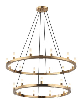 Cascadian 21 Light Chandelier in Aged Gold Brass (423|C75221AG)