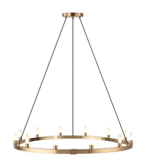 Cascadian 12 Light Chandelier in Aged Gold Brass (423|C75212AG)