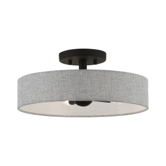 Elmhurst Four Light Semi-Flush Mount in Black (107|46147-04)