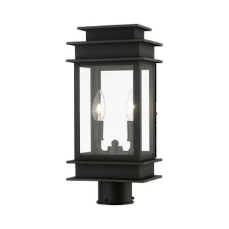 Princeton Two Light Outdoor Post Top Lantern in Black (107|2015-04)