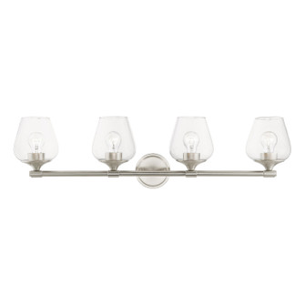 Willow Four Light Vanity Sconce in Brushed Nickel (107|17474-91)