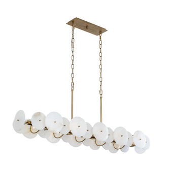 Cosmos Ten Light Linear Pendant in Havana Gold (137|370N10HG)