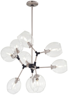 Nexpo Nine Light Chandelier in Coal (42|P1369-66A)