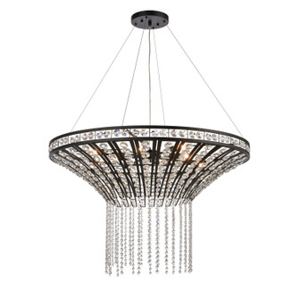 Fantania Eight Light Chandelier in Matte Black (45|82239/8)