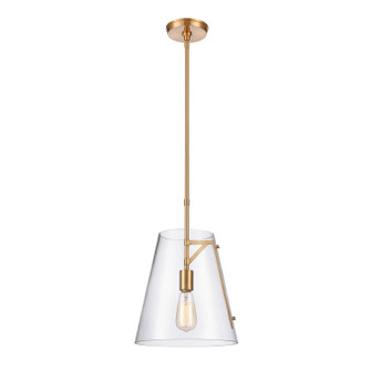 Trustle One Light Pendant in Satin Brass (45|82146/1)