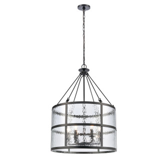 Solace Six Light Pendant in Matte Black (45|82078/6)