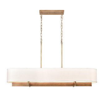 Murtha Four Light Linear Chandelier in Natural Brass (45|69786/4)