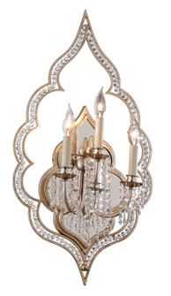 Bijoux Three Light Wall Sconce in Warm Silver Leaf (68|161-13-WSL)