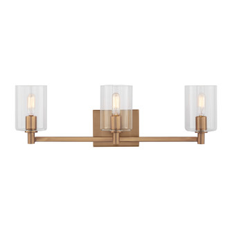Fullton Three Light Bath Vanity in Satin Brass (454|4464203-848) Fullton Three Light Bath Vanity in Satin Brass (454|4464203-848)