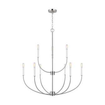 Greenwich Nine Light Chandelier in Brushed Nickel (454|3167109-962) Greenwich Nine Light Chandelier in Brushed Nickel (454|3167109-962)