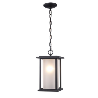 Shaakar One Light Outdoor Hanging Lantern in Black (110|51404 BK)