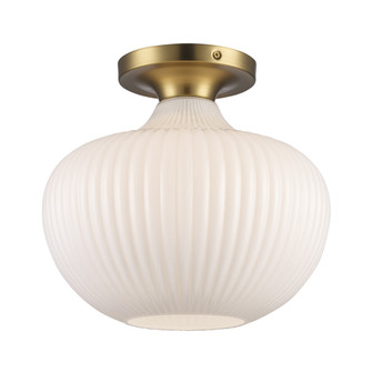 Aristo One Light Flush Mount in Antique Gold (110|16180 AG)