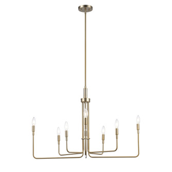 Charlotte Eight Light Chandelier in Antique Gold (110|11318 AG)