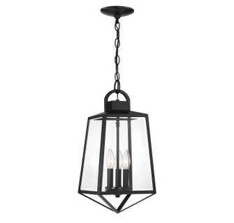 Inglewood Three Light Outdoor Hanging Lantern in Black (159|V6-L5-6203-BK)