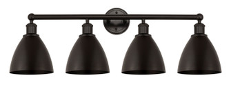 Edison Four Light Bath Vanity in Oil Rubbed Bronze (405|616-4W-OB-MBD-75-OB)