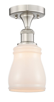 Edison One Light Semi-Flush Mount in Brushed Satin Nickel (405|616-1F-SN-G391)