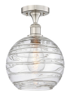 Edison One Light Semi-Flush Mount in Brushed Satin Nickel (405|616-1F-SN-G1213-10)